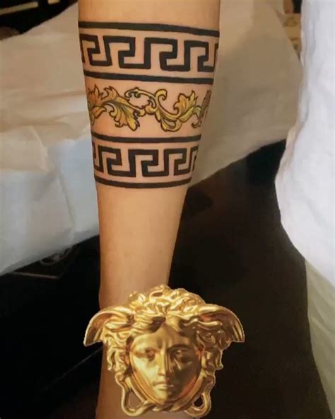 versace band tattoo